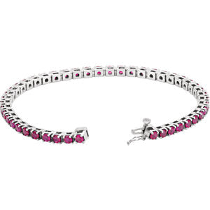 14K Gold Line 7" Bracelet