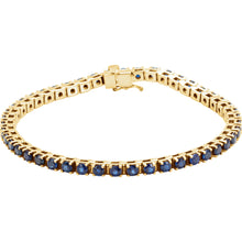 Load image into Gallery viewer, 14K Gold Line 7&quot; Bracelet