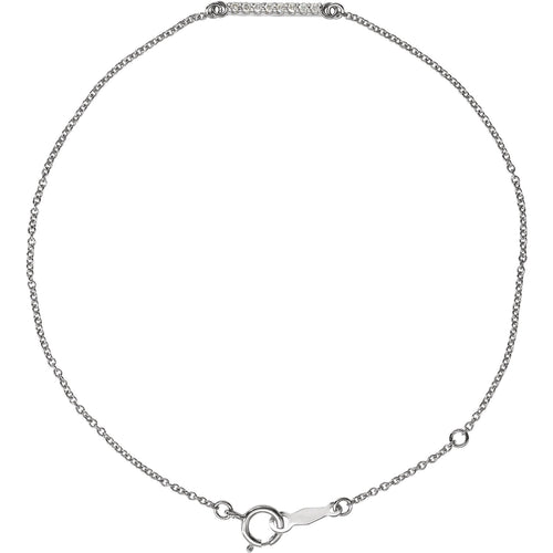 0.07 CTW Diamond Bar Bracelet