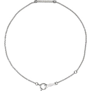 0.07 CTW Diamond Bar Bracelet