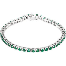 Load image into Gallery viewer, 14K Gold Line 7&quot; Bracelet