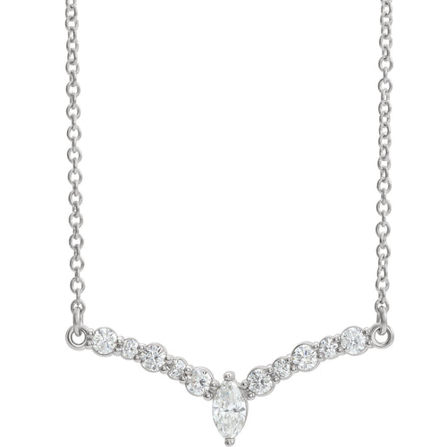 14K White 1/3 CTW Diamond 