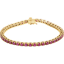 Load image into Gallery viewer, 14K Gold Line 7&quot; Bracelet