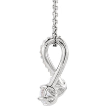Load image into Gallery viewer, 14K 1/2 CTW Diamond Freeform 16-18&quot; Necklace