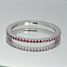Load image into Gallery viewer, Sterling Silver Ring with Swarovski Crystal