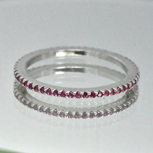Sterling Silver Ring with Swarovski Crystal