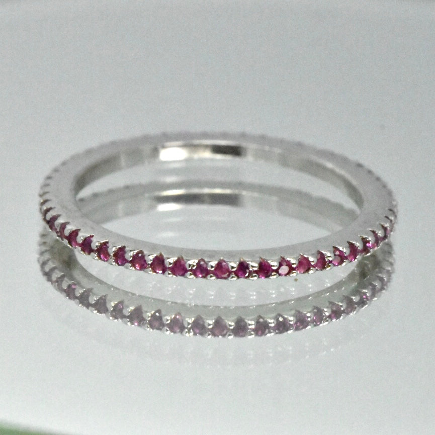 Sterling Silver Ring with Swarovski Crystal