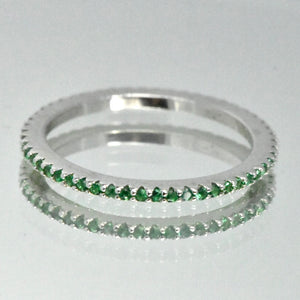 Sterling Silver Ring with Swarovski Crystal