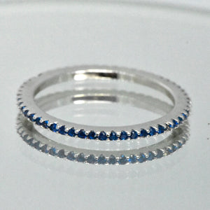 Sterling Silver Ring with Swarovski Crystal