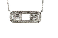 Load image into Gallery viewer, 14K White Gold Diamond Slide Pendant