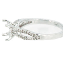 Load image into Gallery viewer, 14K White Gold Loop Diamond Engagement Ring