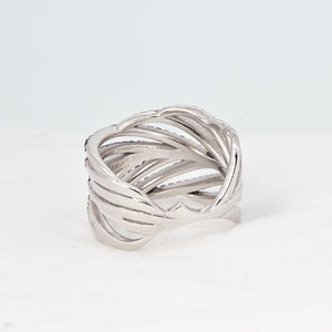 Sterling Silver Ring with Swarovski Crystal