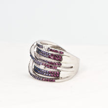 Load image into Gallery viewer, Sterling Silver Ring with Swarovski Crystal