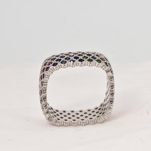 Load image into Gallery viewer, Sterling Silver Ring with Swarovski Crystal