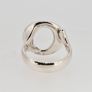 Sterling Silver Tiffany & Co Elsa Peretti Ring