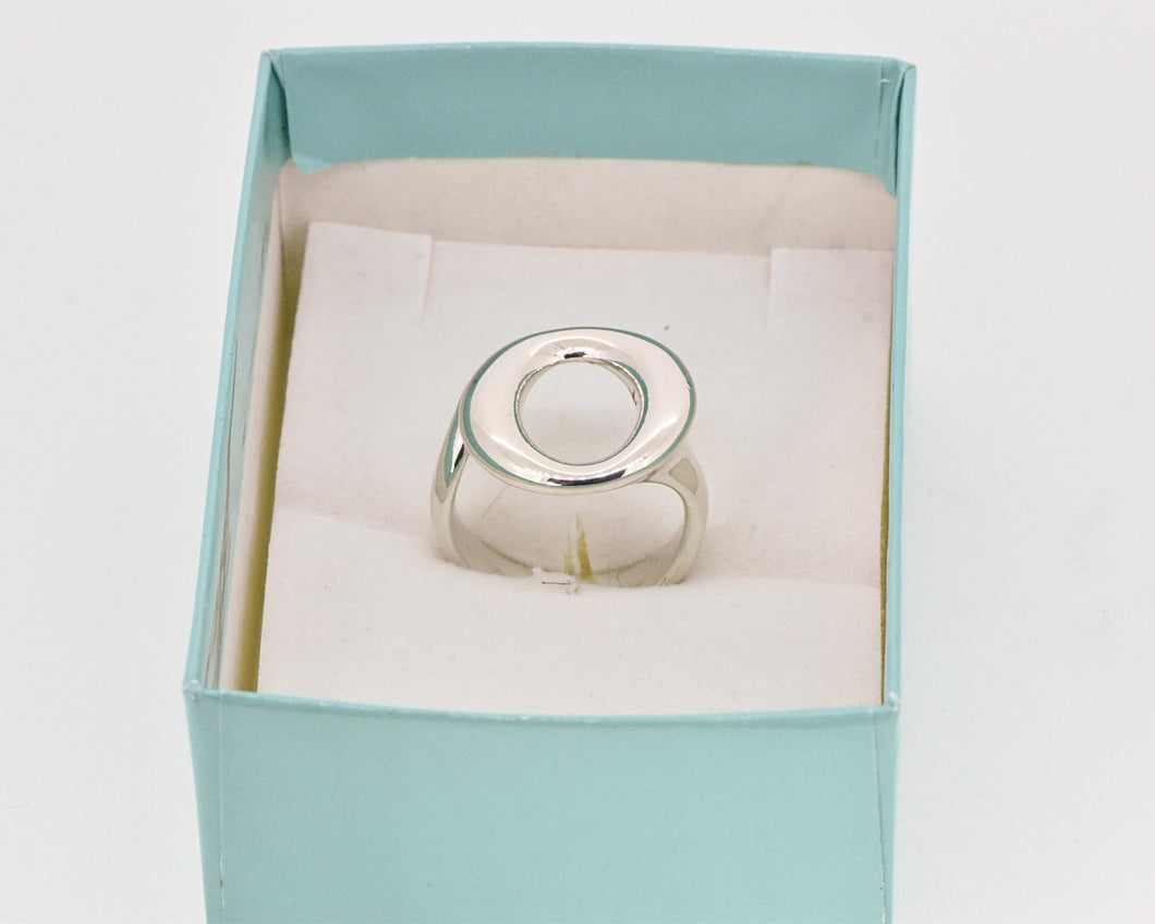 Sterling Silver Tiffany & Co Elsa Peretti Ring