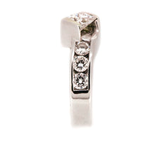 Load image into Gallery viewer, 14K Tension Set Diamond Engagement Ring