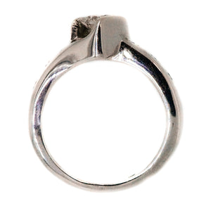 14K Tension Set Diamond Engagement Ring
