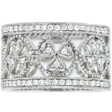 Load image into Gallery viewer, 14K White Gold Clover Engagement Ring*