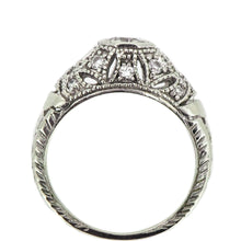 Load image into Gallery viewer, 14K White Gold Diamond Engagement Ring