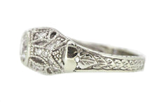 Load image into Gallery viewer, 14K White Gold Diamond Engagement Ring