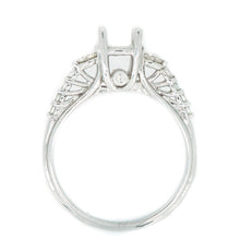 Load image into Gallery viewer, 14K White Gold Single Row Engagement Ring
