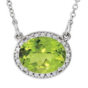 14K .05 CTW Diamond 16.5" Necklace