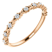 Load image into Gallery viewer, 14K Diamond Anniversary Band