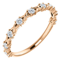 Load image into Gallery viewer, 14K Diamond Anniversary Band