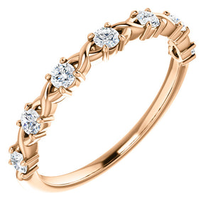 14K Diamond Anniversary Band