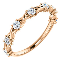 Load image into Gallery viewer, 14K Diamond Anniversary Band
