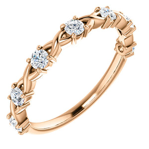 14K Diamond Anniversary Band