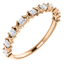 Load image into Gallery viewer, 14K Diamond Anniversary Band