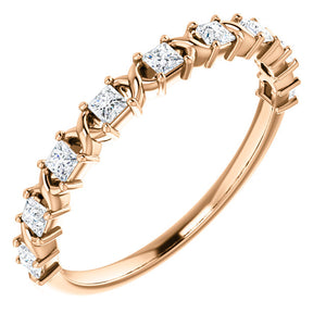 14K Diamond Anniversary Band