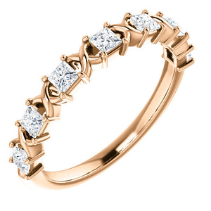 14K Diamond Anniversary Band