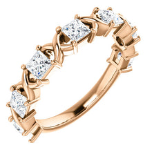 Load image into Gallery viewer, 14K Diamond Anniversary Band