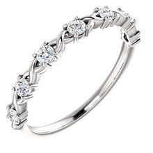 Load image into Gallery viewer, 14K Diamond Anniversary Band