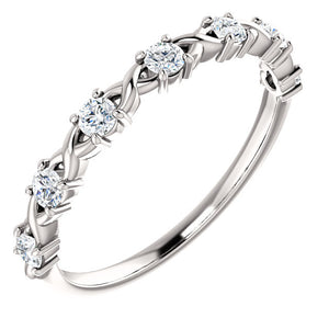 14K Diamond Anniversary Band