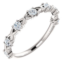 Load image into Gallery viewer, 14K Diamond Anniversary Band