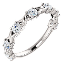 Load image into Gallery viewer, 14K Diamond Anniversary Band