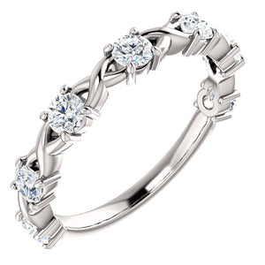 14K Diamond Anniversary Band