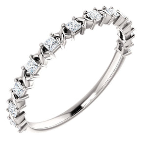 14K Diamond Anniversary Band