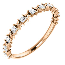 Load image into Gallery viewer, 14K Diamond Anniversary Band