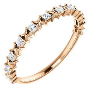 14K Diamond Anniversary Band