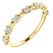 Load image into Gallery viewer, 14K Diamond Anniversary Band
