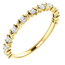 Load image into Gallery viewer, 14K Diamond Anniversary Band