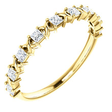 Load image into Gallery viewer, 14K Diamond Anniversary Band