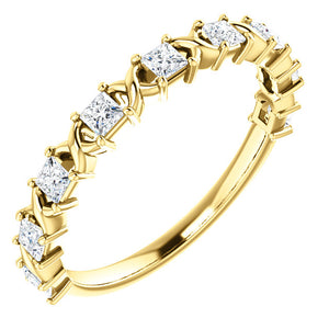 14K Diamond Anniversary Band