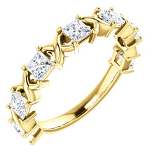 Load image into Gallery viewer, 14K Diamond Anniversary Band