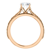 Load image into Gallery viewer, 14K Round Solitaire Engagement Ring Mounting